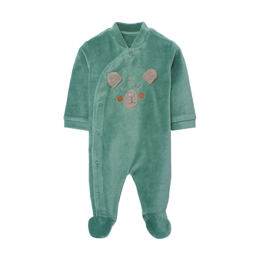 Pijama Terciopelo Losan Oso Green