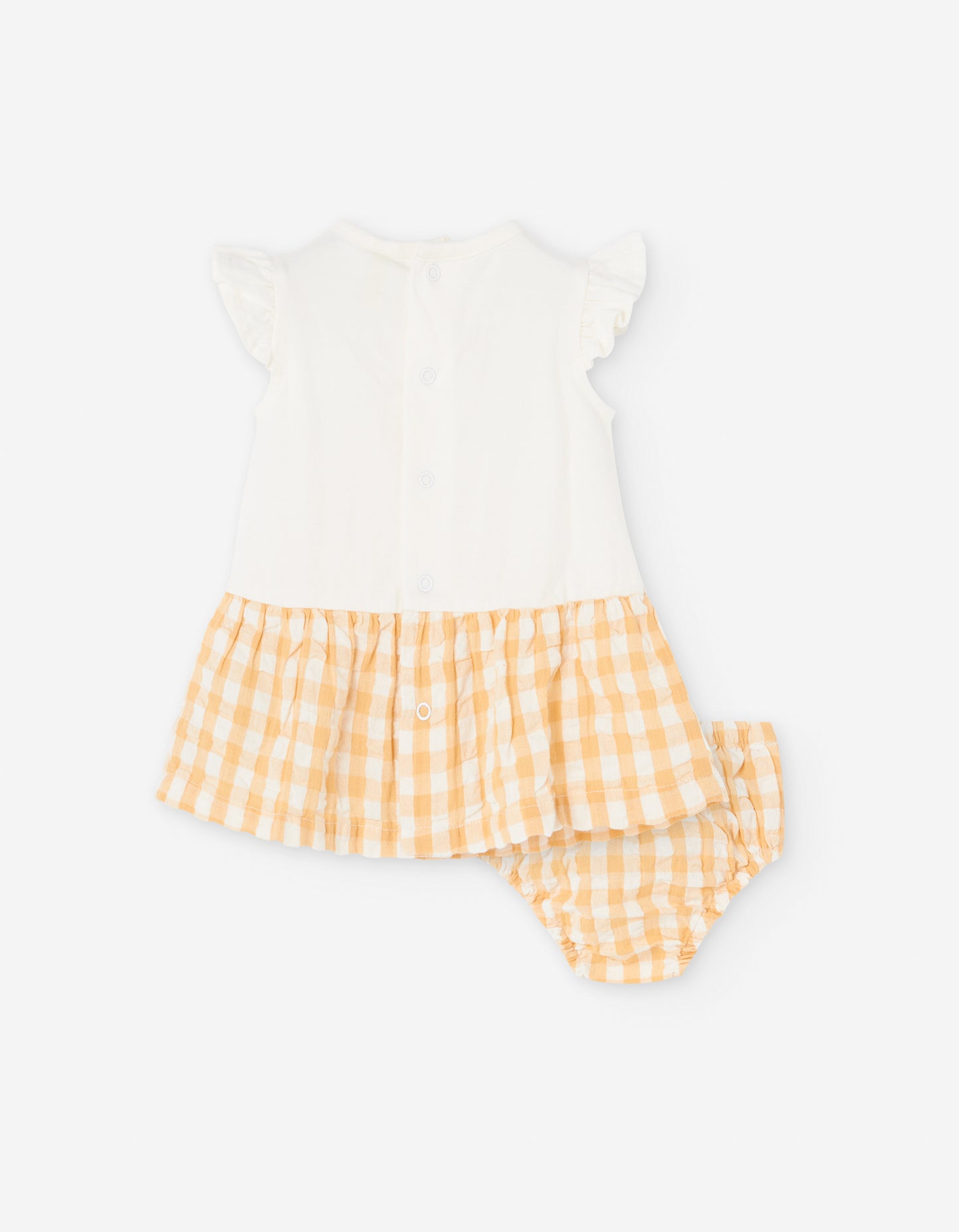 Vestido con Calzon Losan Cuadros Ambar