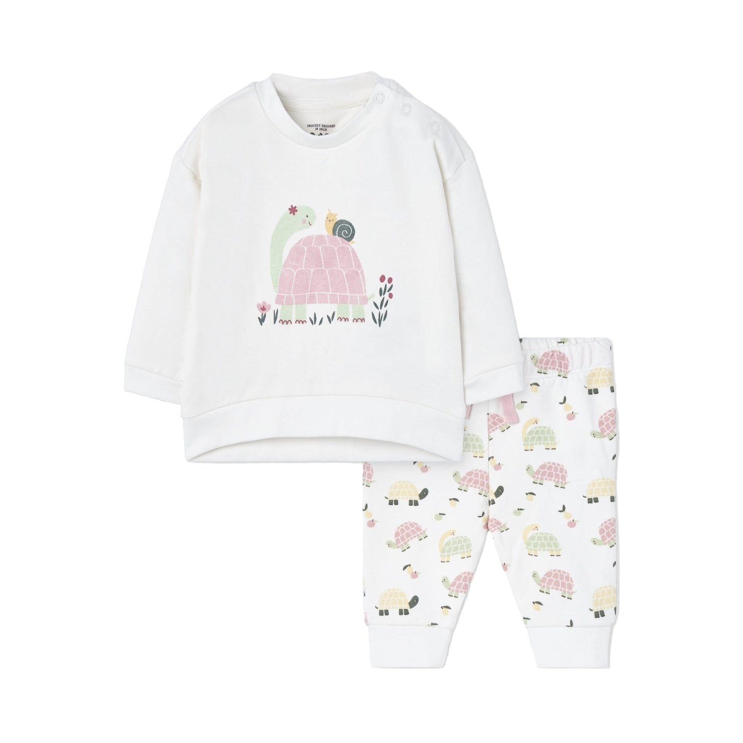 Conjunto Losan  Flores Baby Girl Crudo