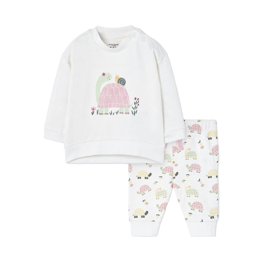 Conjunto Losan  Flores Baby Girl Crudo