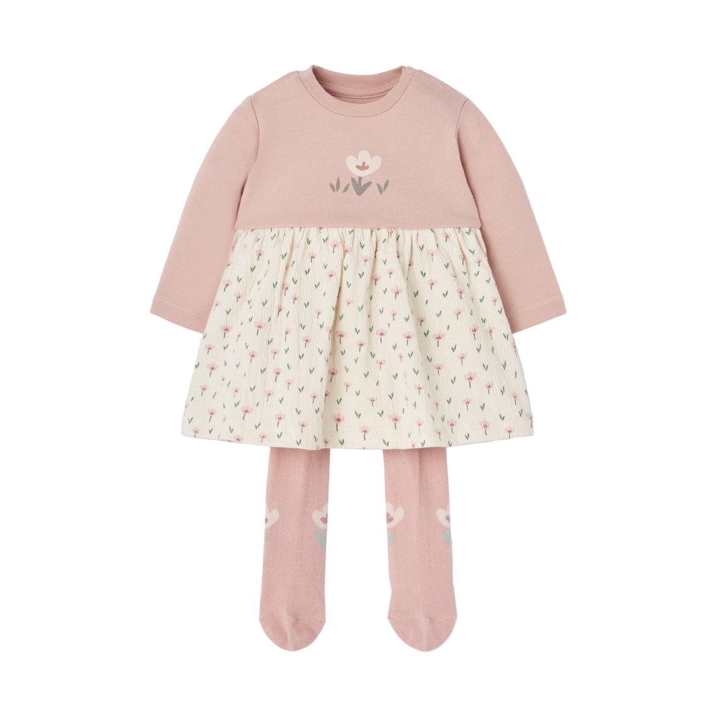 Vestido Losan Flores Baby Girl Rosa
