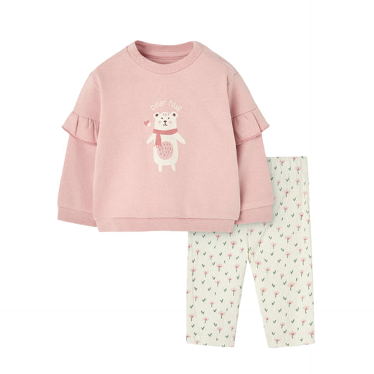 Conjunto Losan Osito Rosa