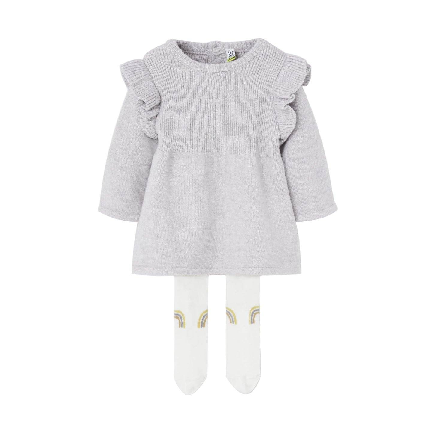 Vestido Tejido Losan Arcoíris Gris