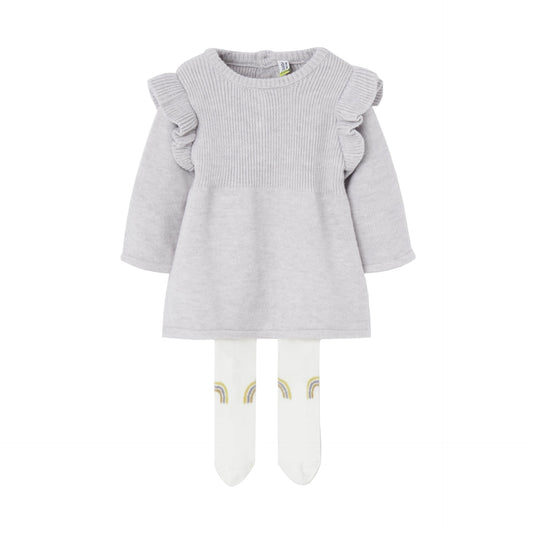 Vestido Tejido Losan Arcoíris Gris