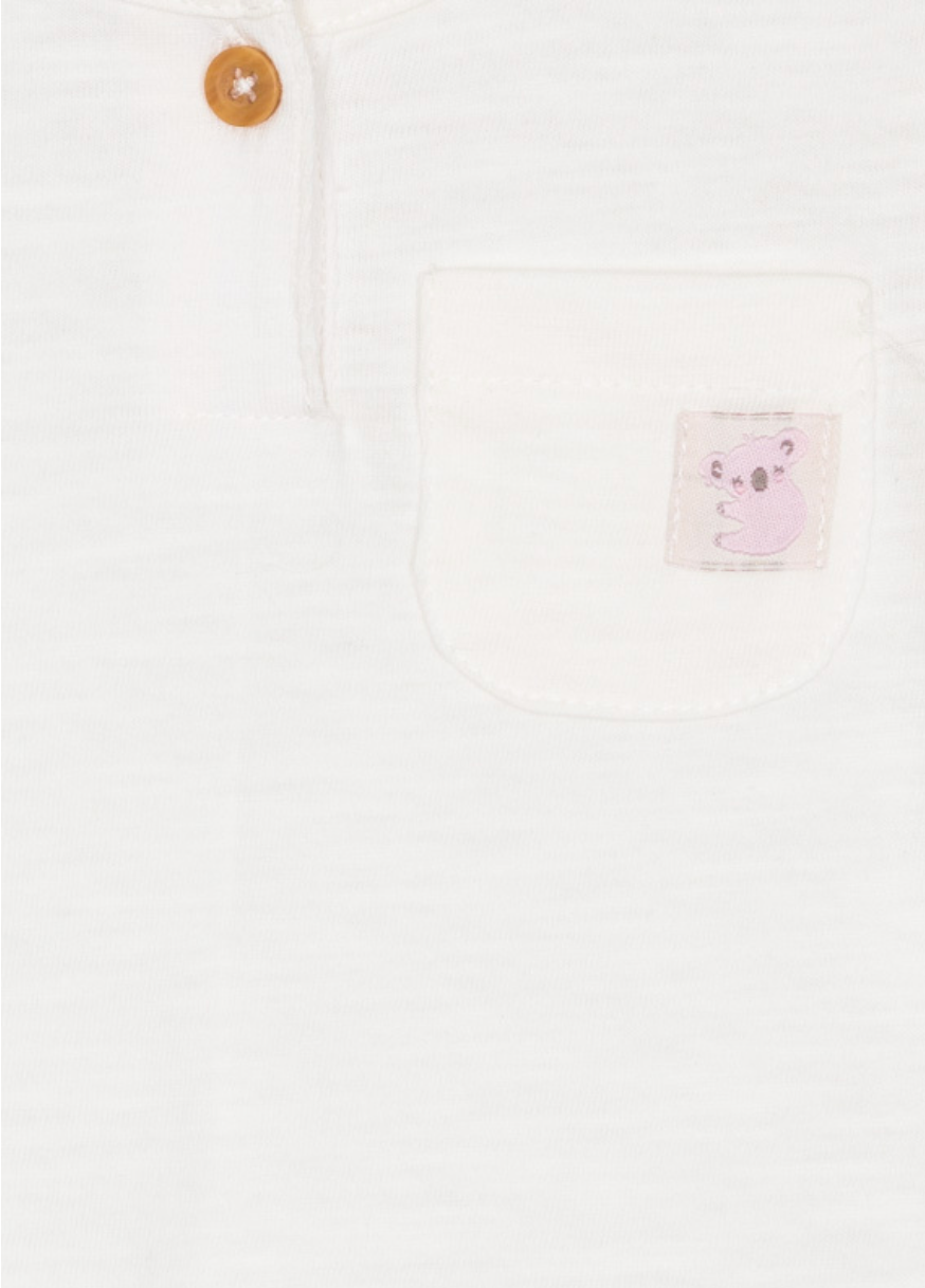 Camiseta Losan Boton Crudo
