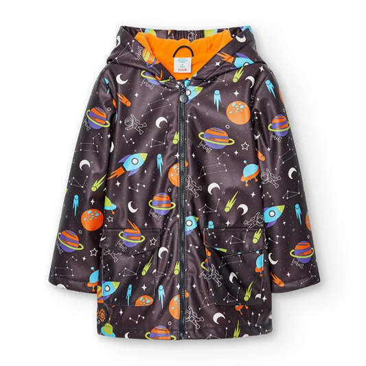 Impermeable con Fleece Boboli Planetas