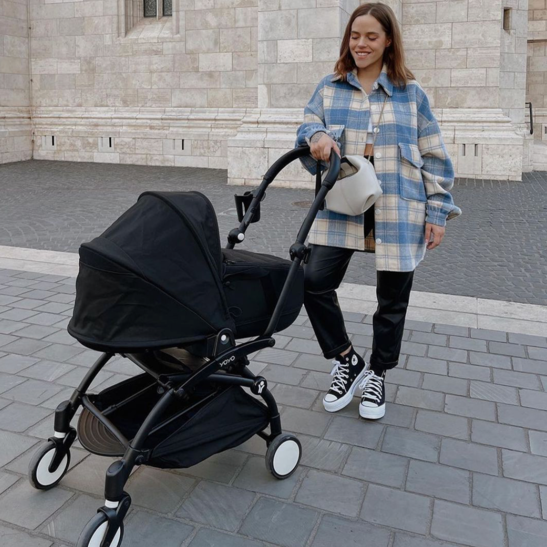 Combo Coche STOKKE™ YOYO³  6+ Negro/Negro + MOISES