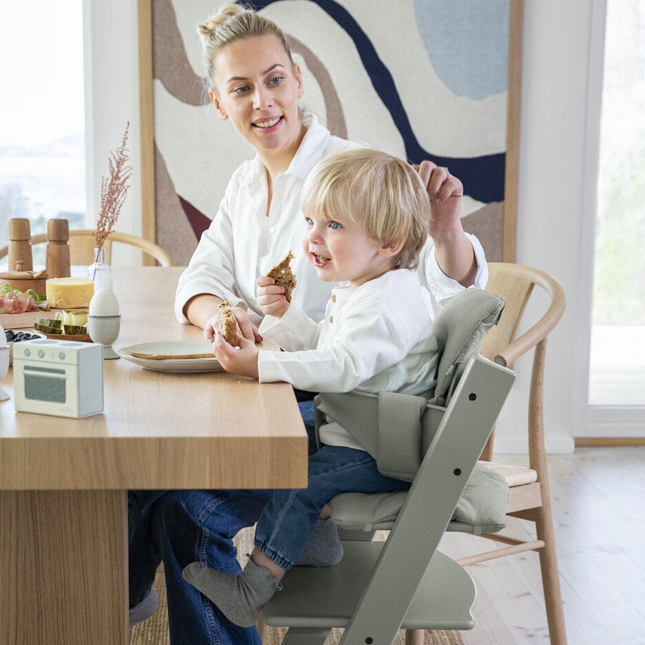 Baby Set Tripp Trapp Verde Glaciar V2 ( INCLUYE ARNÉS)