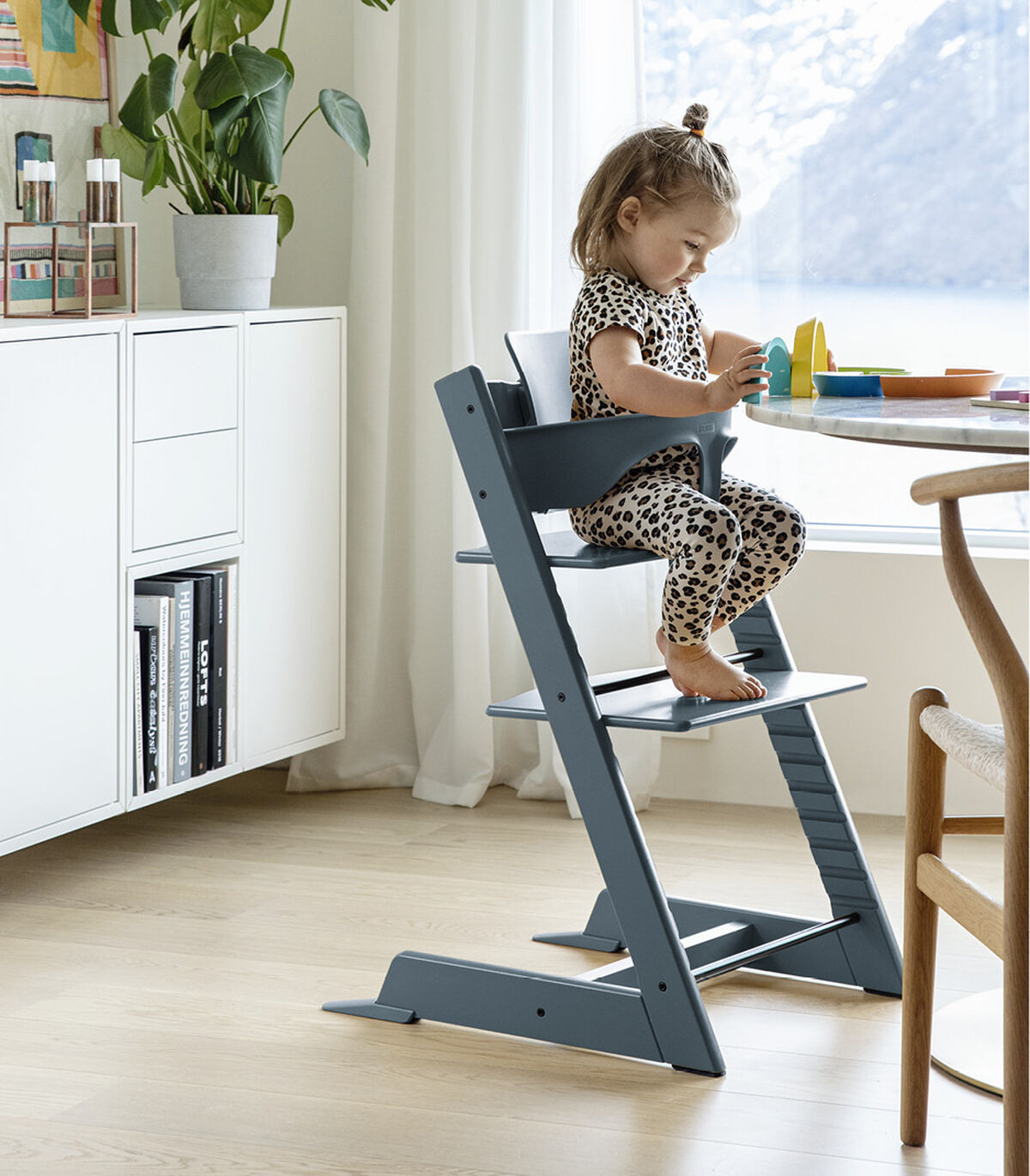 Silla Para Comer Stokke Tripp Trapp Azul Fiordo EU – BabyStation