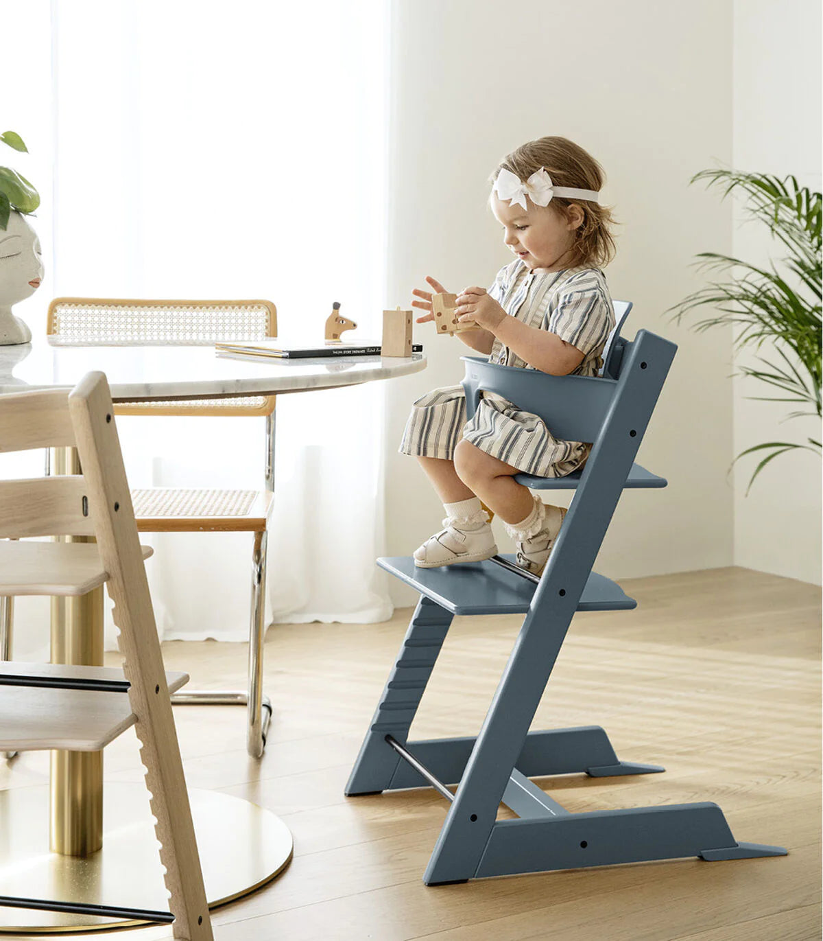 Baby Set  Stokke Tripp Trapp Azul Fiordo V2 - (INCLUYE ARNÉS)
