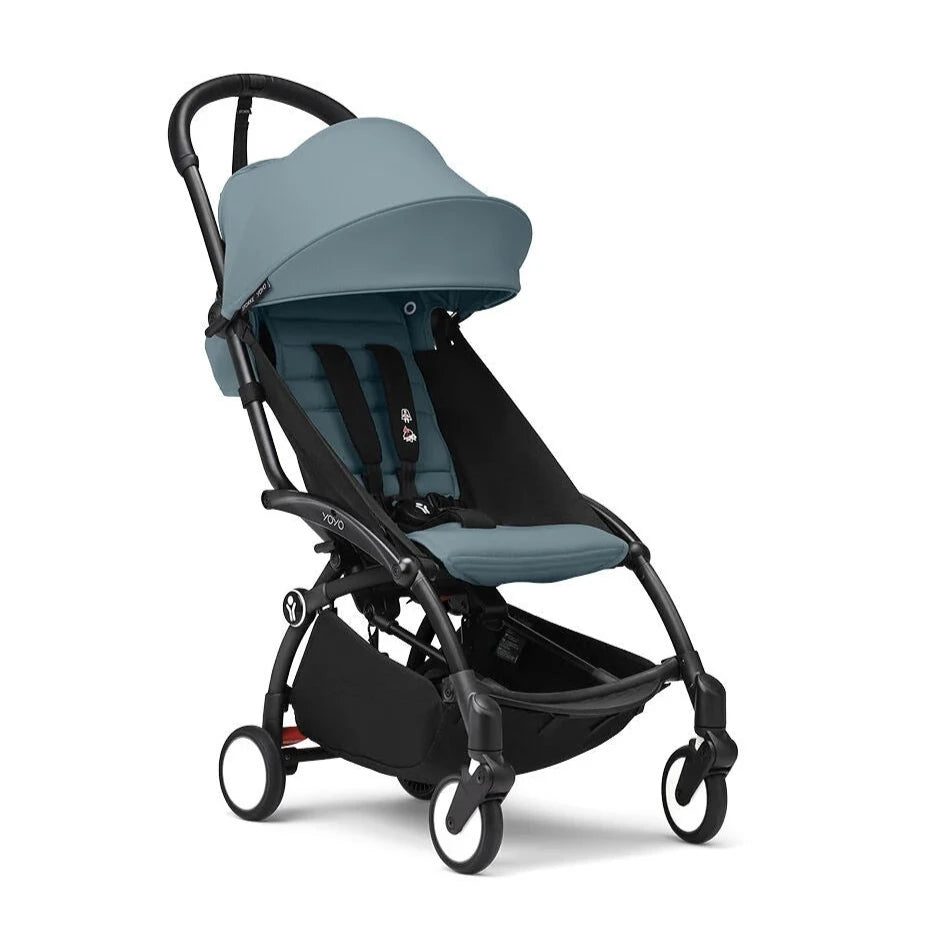 Coche Stokke® YOYO³ 6+ Negro/Aqua