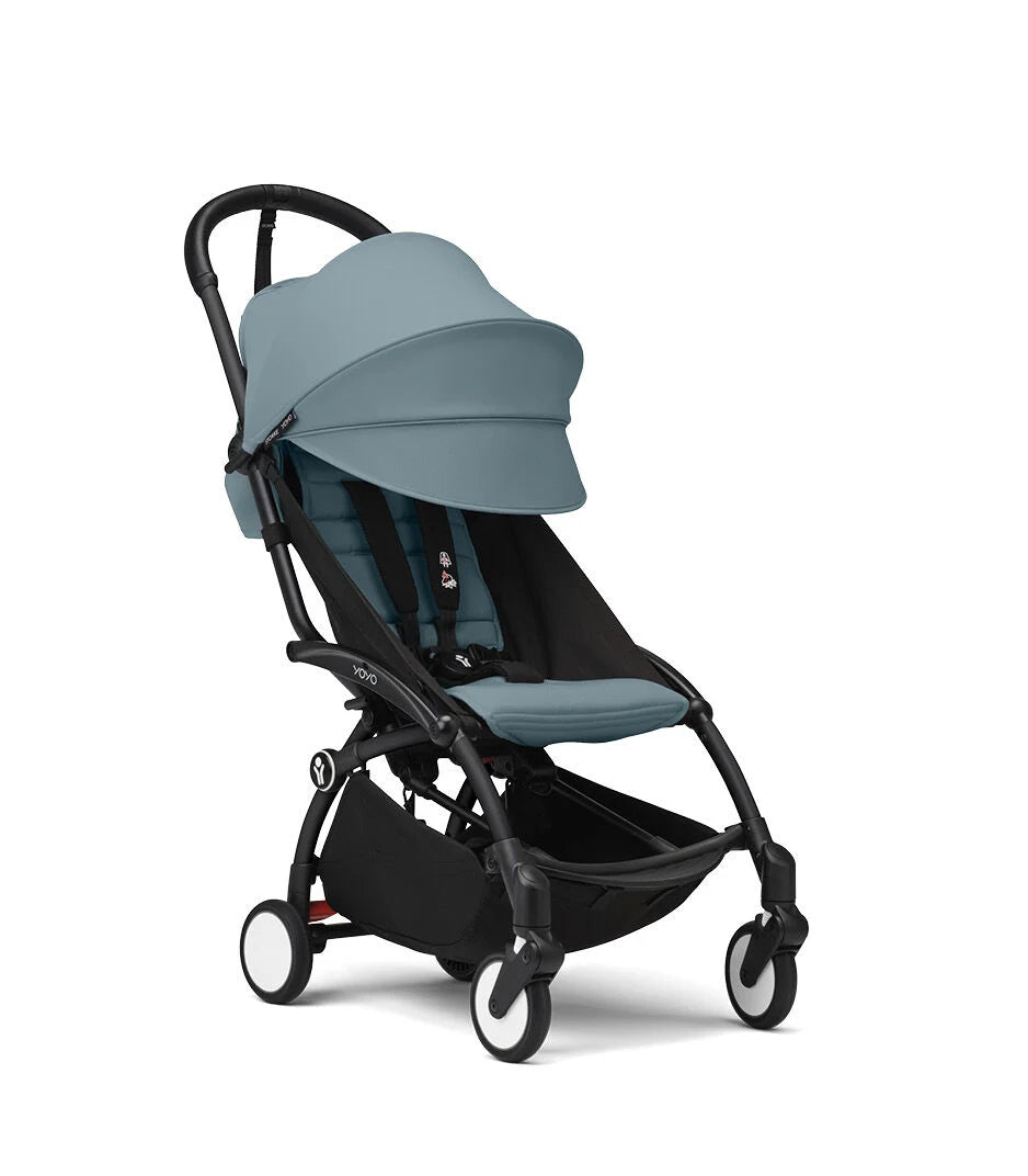 Coche Stokke® YOYO³ 6+ Negro/Aqua