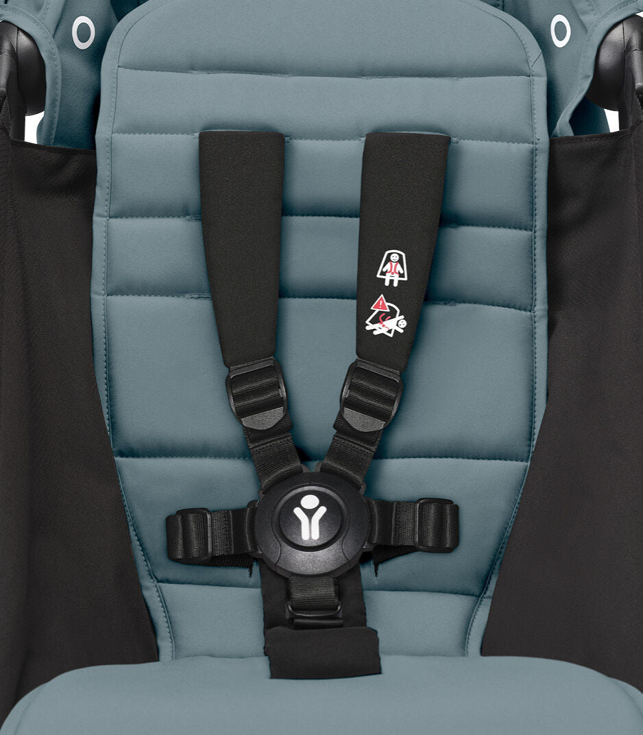 Coche Stokke® YOYO³ 6+ Negro/Aqua