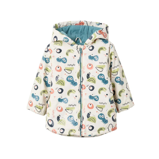 Impermeable Estampado Zippy Blanco