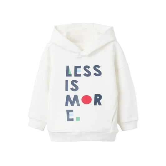 Hoodie Zippy Less Is More Rojo