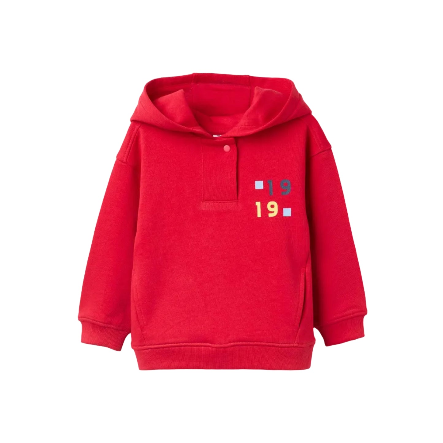 Hoodie Zippy Abrigado Rojo