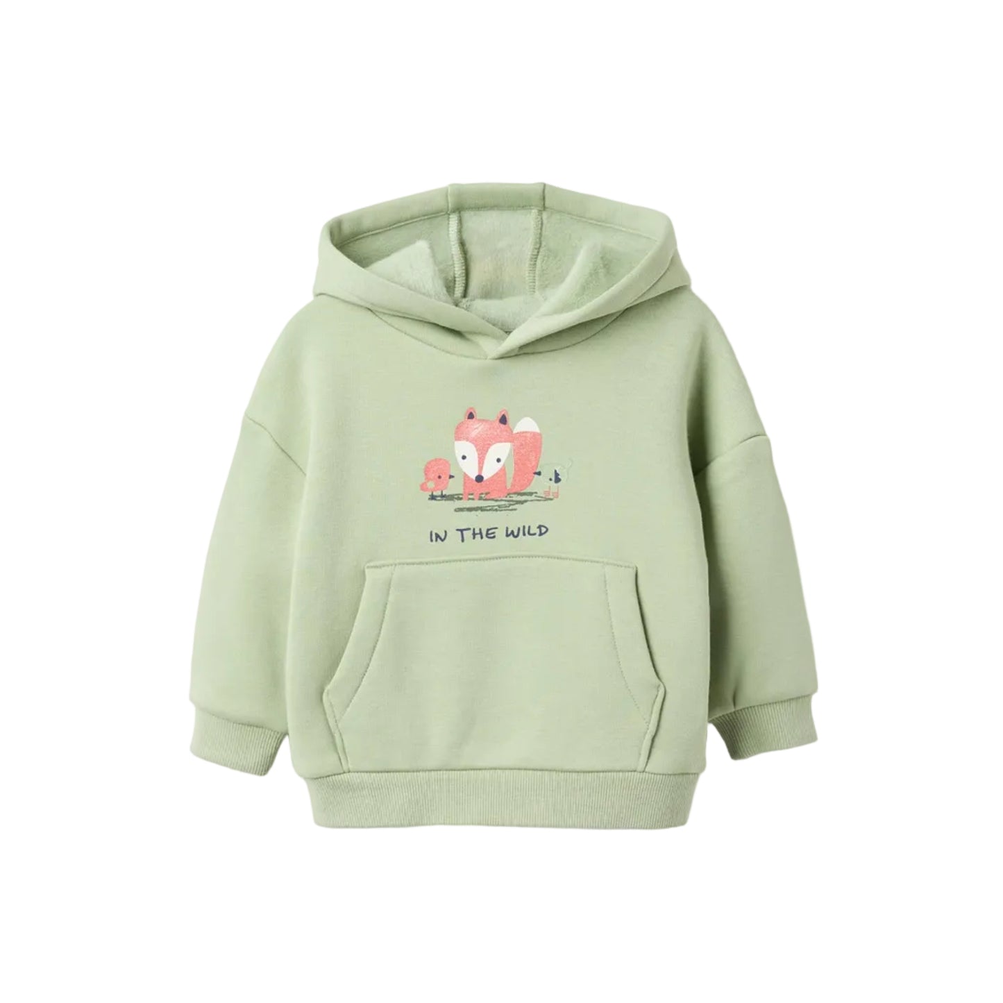 Hoodie Zippy "Zorro" Verde