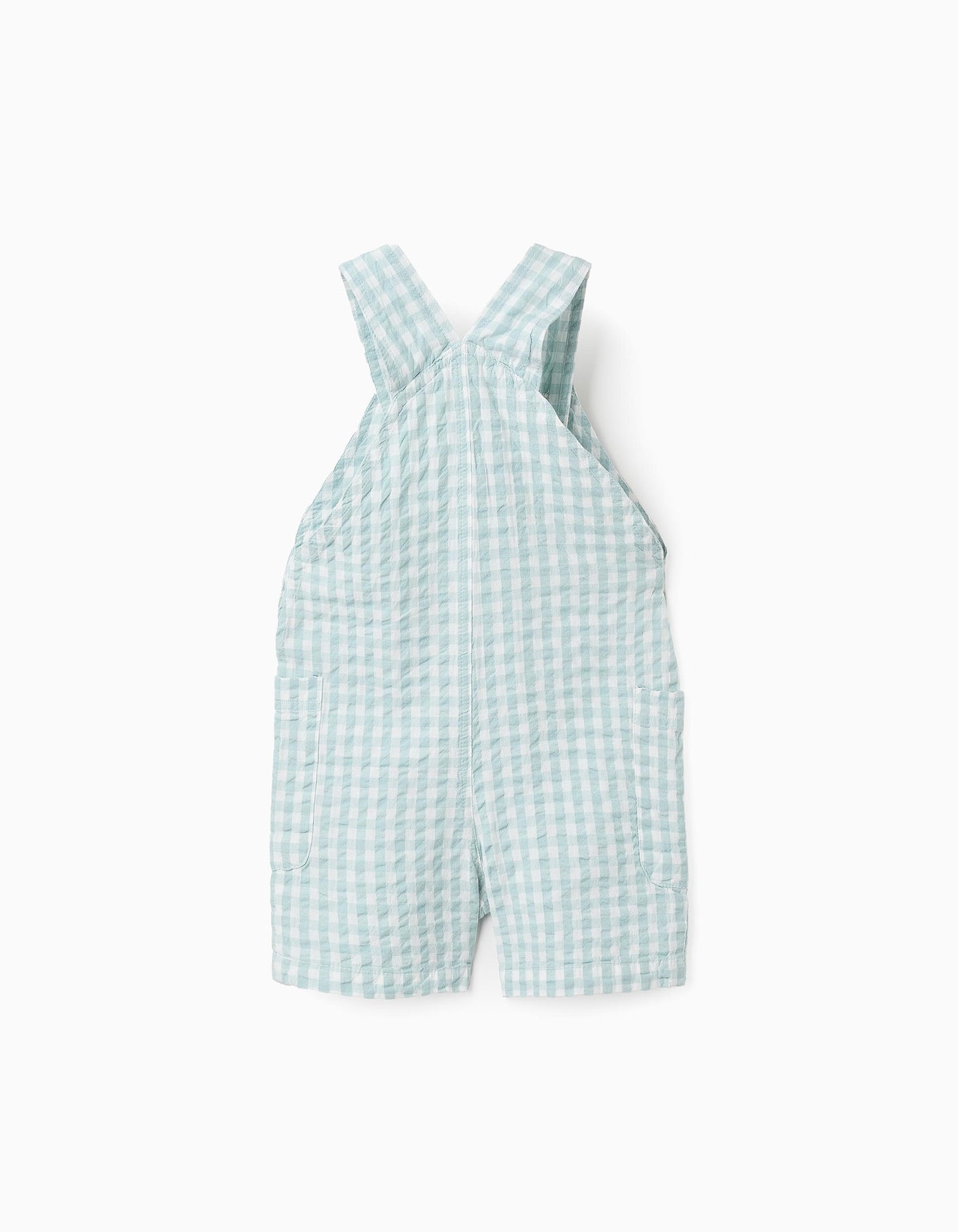 Overol Zippy Lovely Cuadros Verde Aguamarina