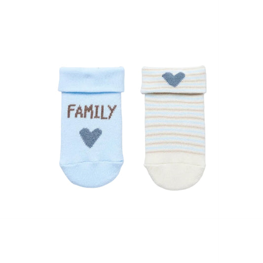 Medias Zippy " Famila" Bebé Azul