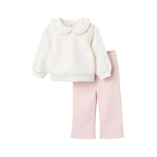 Conjunto Zippy Lazos Blanco