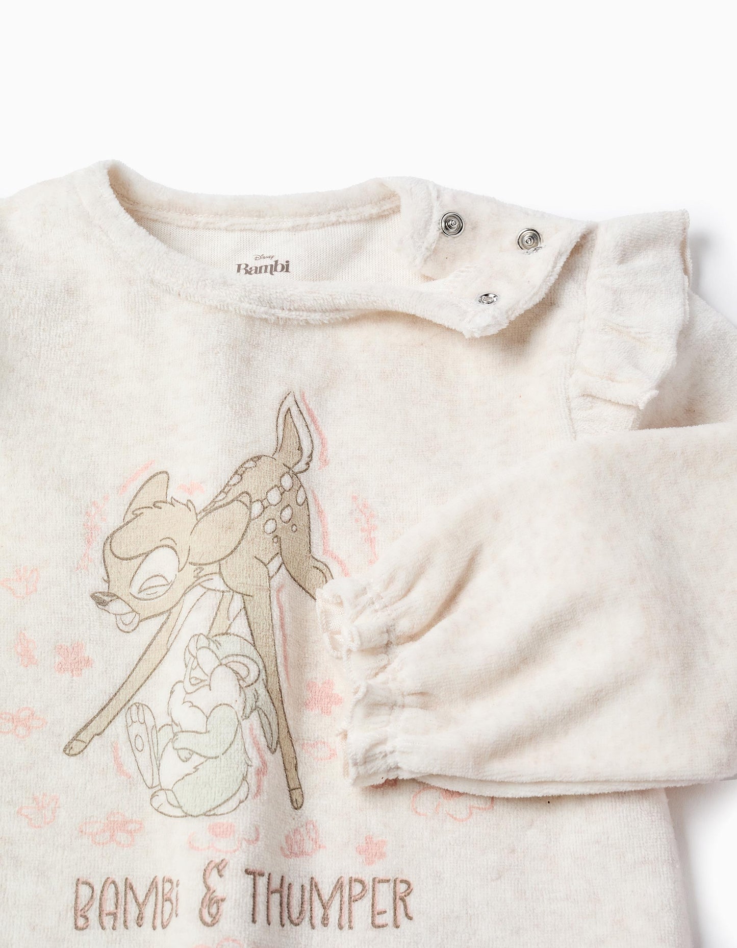 Blusa ML Zippy 'Bambi & Thumper', Beige