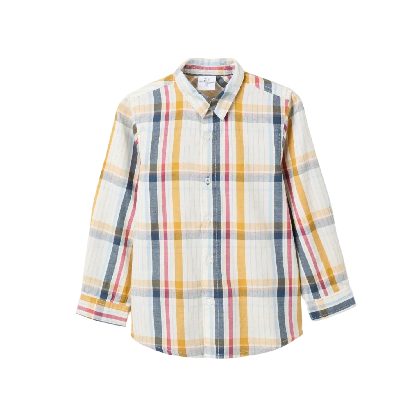 Camisa ML Zippy a Cuadros 'B&S' Multicolor