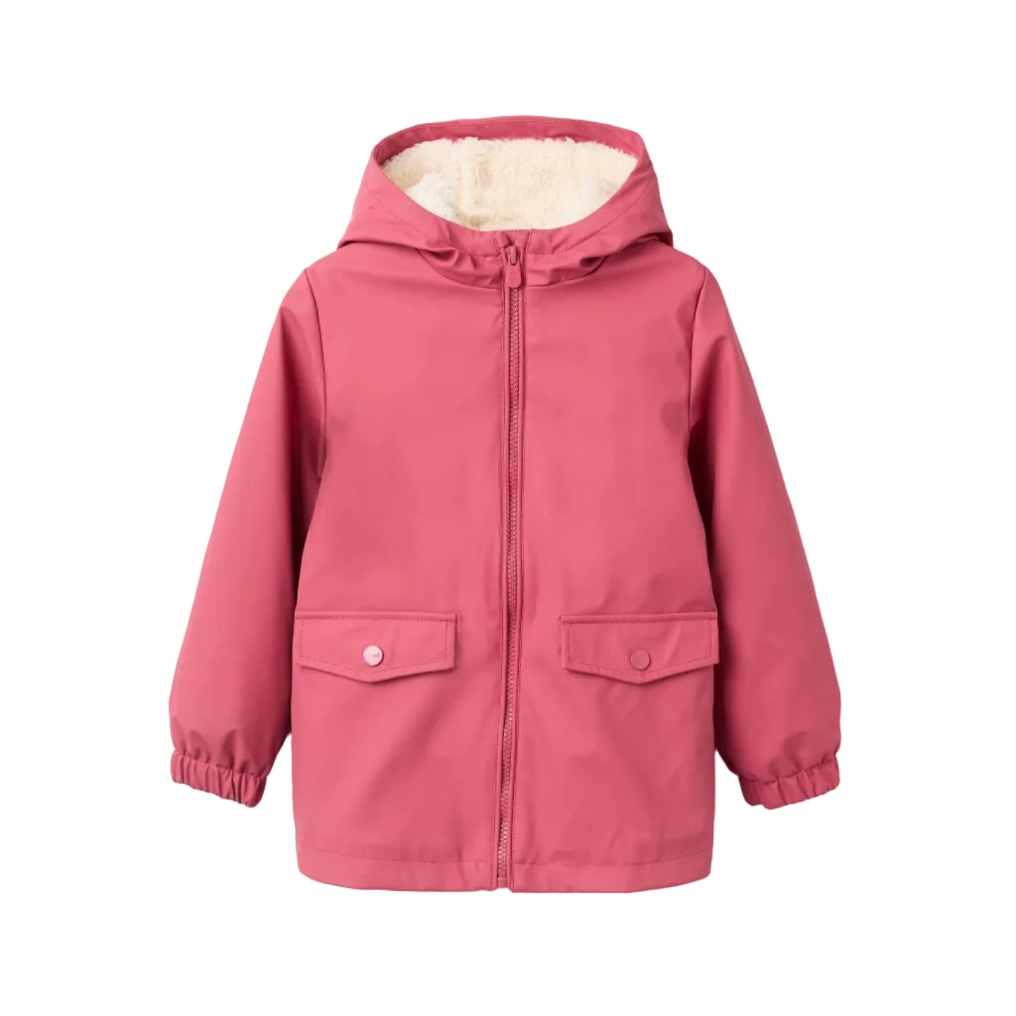 Impermeable Zippy Con Capucha Rosa