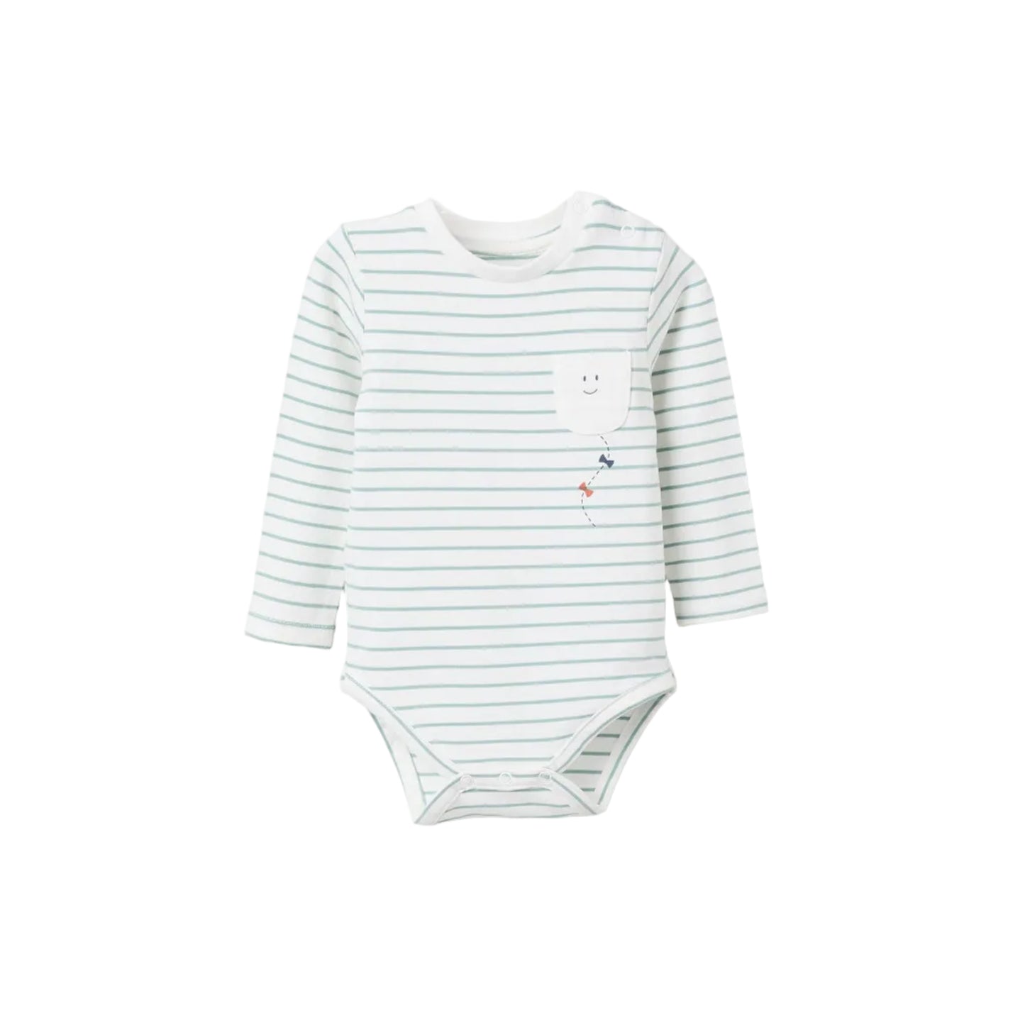 Body ML Zippy Rayas  Blanco