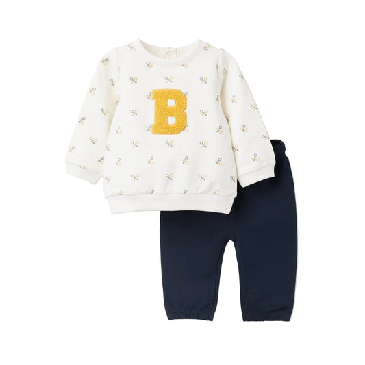 Conjunto Zippy "Be Good" Blanco