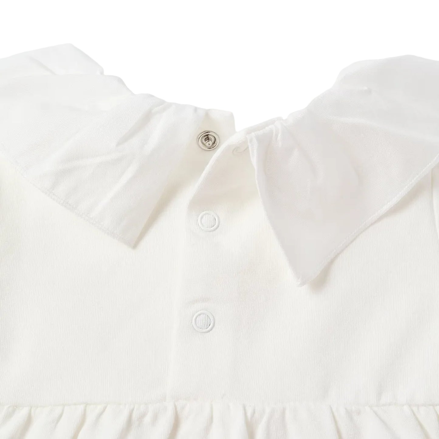 Body Zippy con Volantes Recién Nacida, Blanco