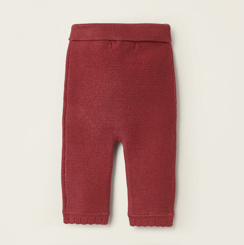 Pantalon Tejidos Zippy Terracota