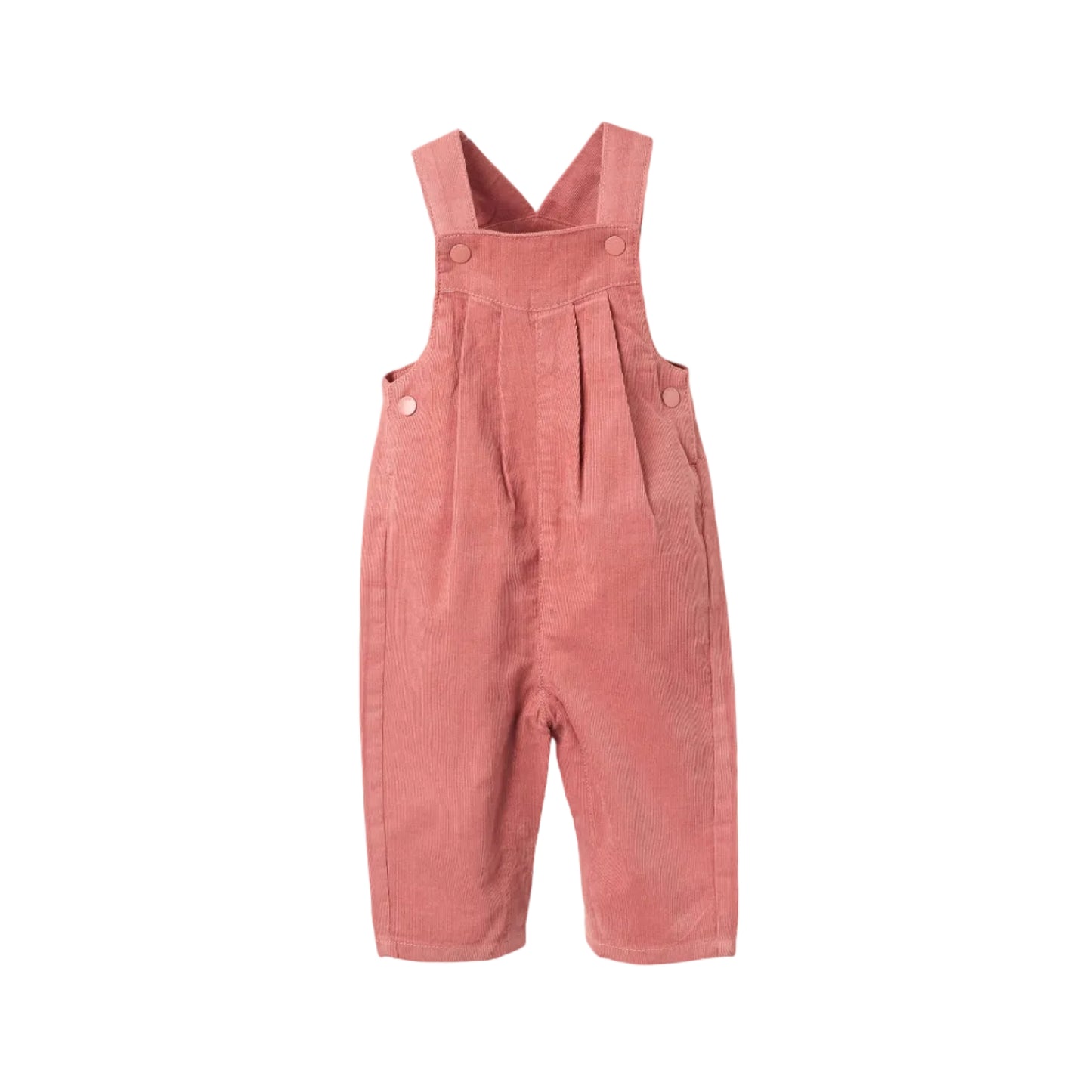 Overol Zippy Pana Recién Nacida, Coral