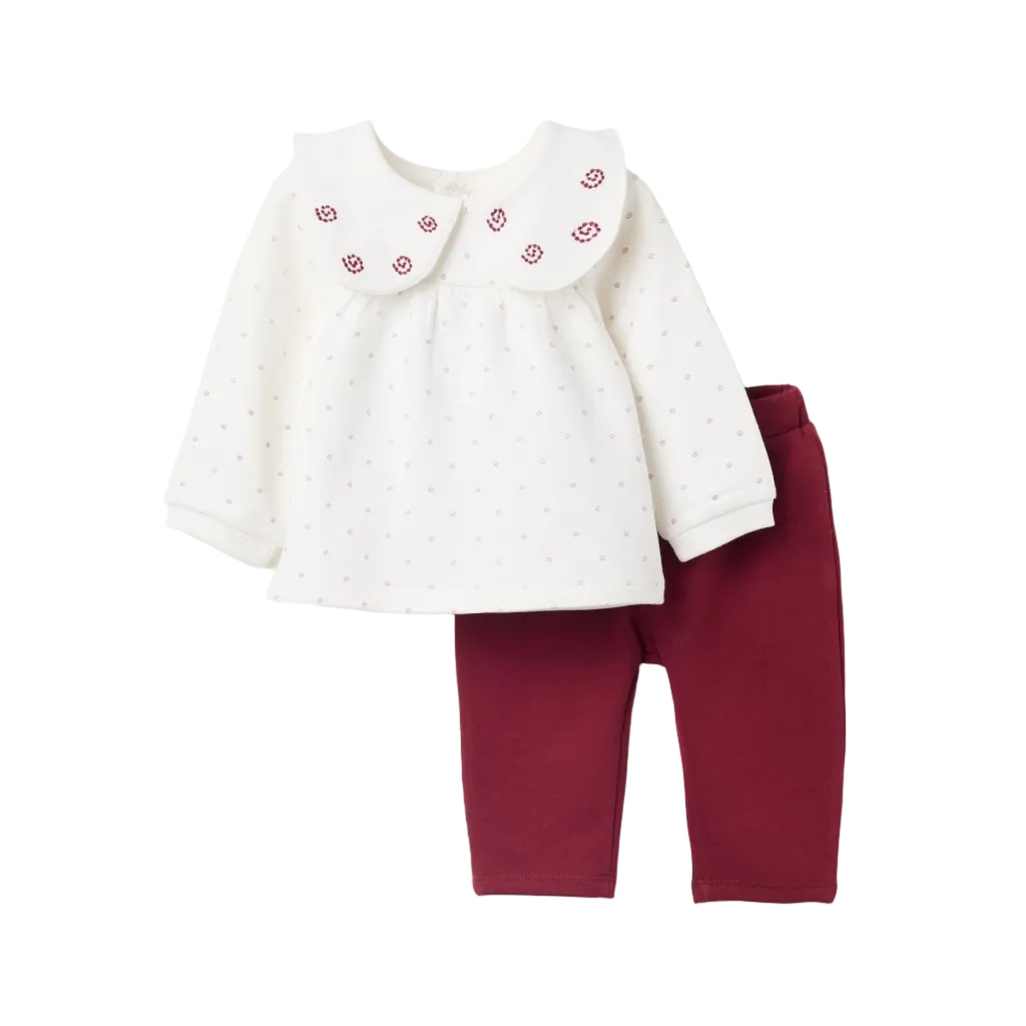 Conjunto Zippy Perchados Recien Nacida, Blanco