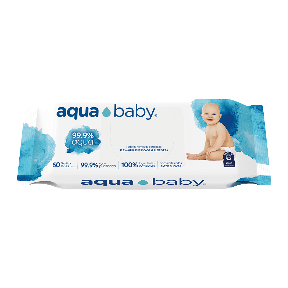 Toallitas Humedas Aqua Baby x 60 unidades