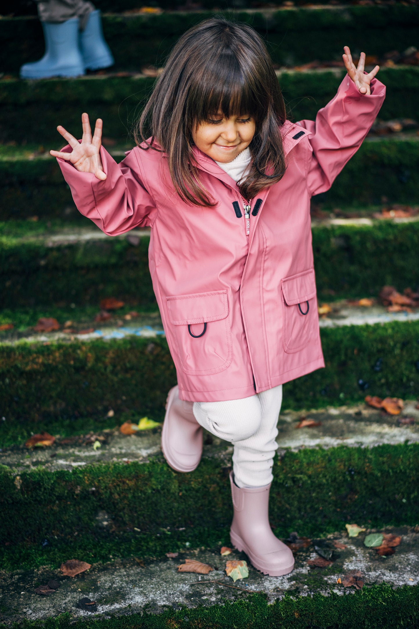 Impermeable Igor con Capucha Rosé