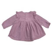 Vestido Losan Flores Bordadas Rosa Claro