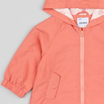 Chaqueta con Capucha Losan Nylon Rosa