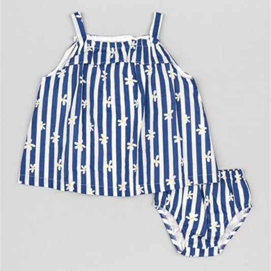Vestido con Calzon Losan Rayas Azul
