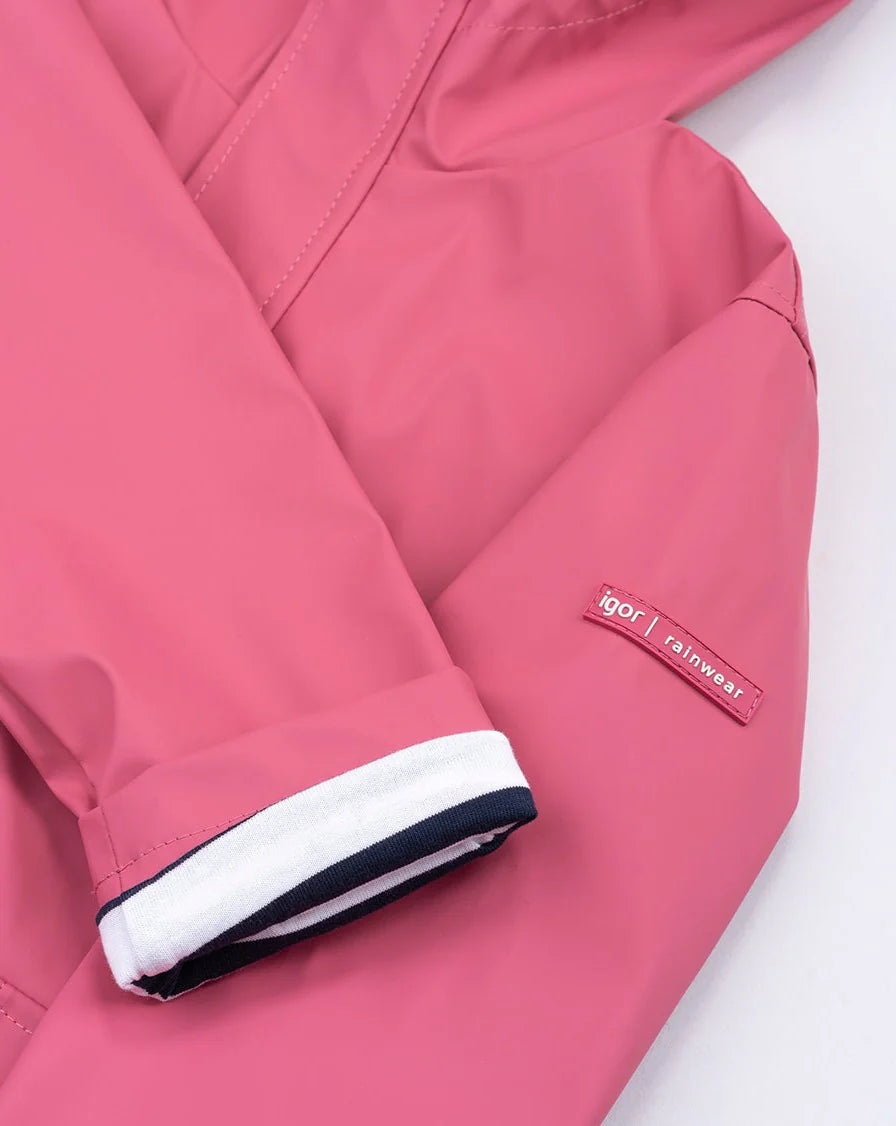Impermeable Igor con Capucha Rosé