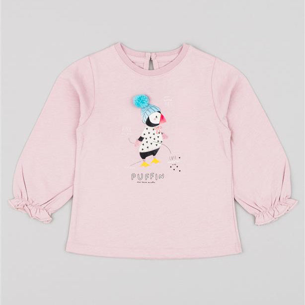 Camiseta ML Zippy Pingüino Rosa
