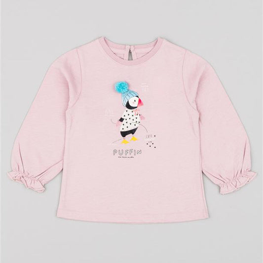Camiseta ML Zippy Pingüino Rosa