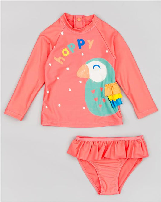Vestido de Baño Zippy Loro Naranja
