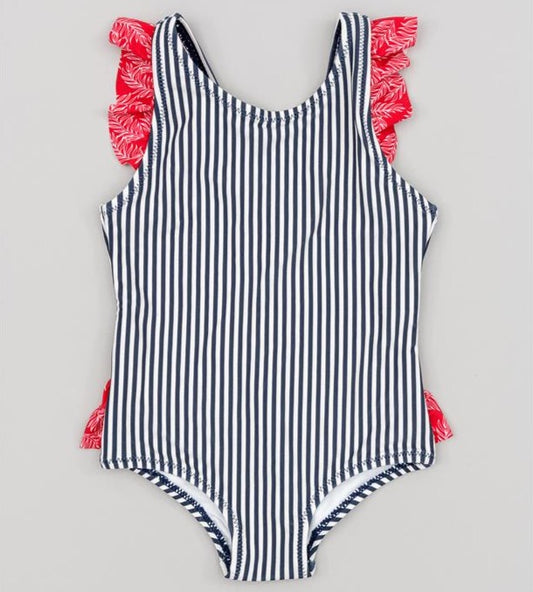 Vestido de Baño Zippy Rayas Marino