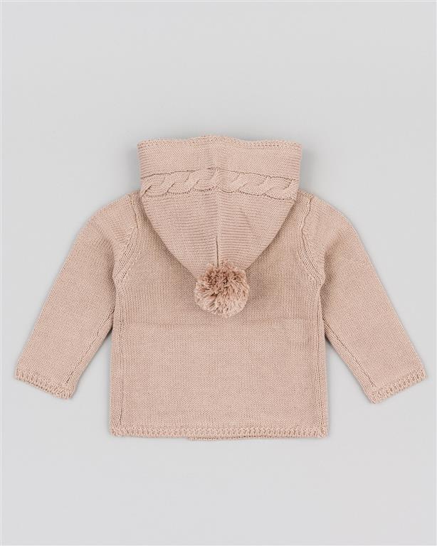 Cardigan con Capucha Zippi Gris