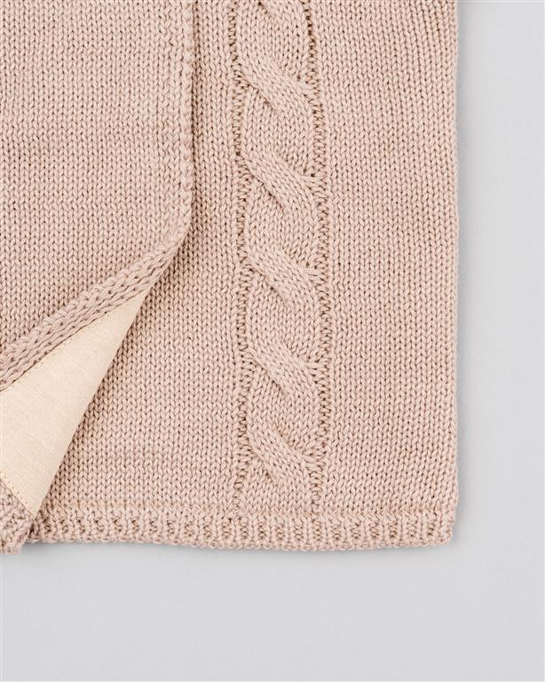 Cardigan con Capucha Zippi Gris