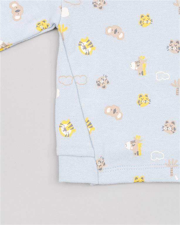Buzo Zippy Selva Celeste