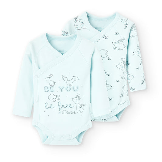 Set de Bodys ML Boboli Bosque Azul
