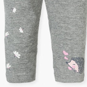 Leggins en Algodon Organico Losan Gris