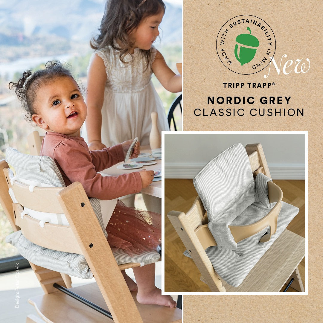 Cojín para la silla Stokke Tripp Trapp Gris Nordico – BabyStation