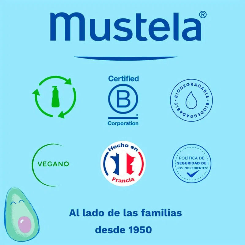 Shampoo Espuma Mustela Para Recién Nacido 150ml